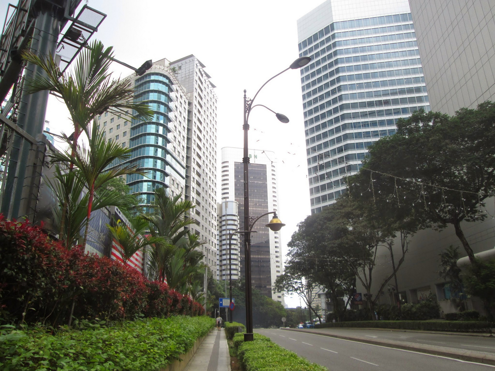 Une rue de Kuala-Lumpur