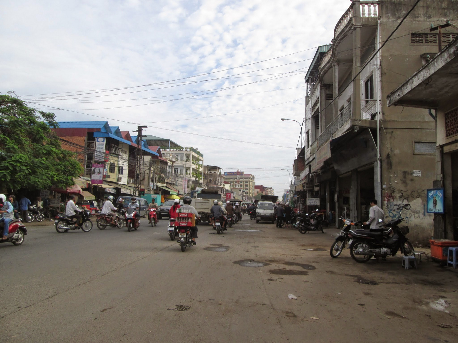 Route à Phnom penh